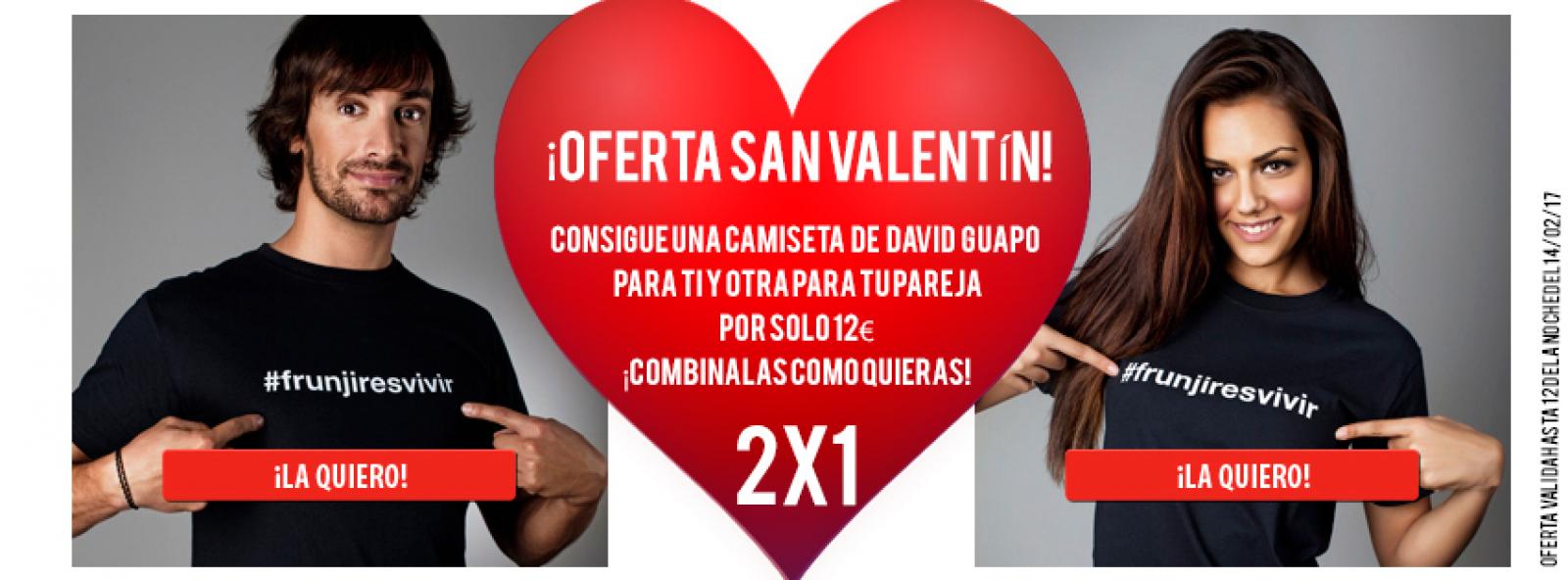 ¡Oferta San Valentín David Guapo!