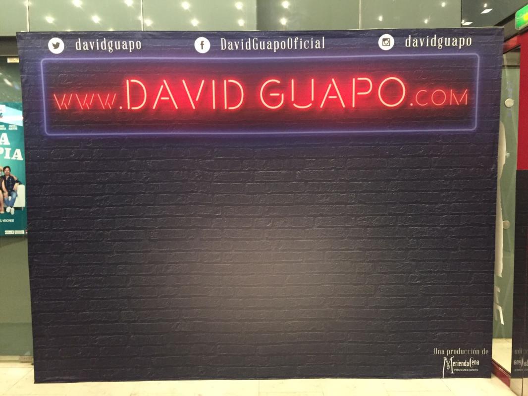 ¡Habemus nuevo photocall de David Guapo!